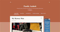 Desktop Screenshot of foodieasshole.com